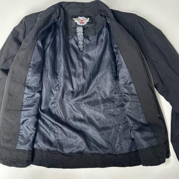 Y2K Harley Davidson Zip Up Jacket - Picture 7 of 8